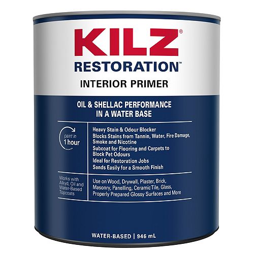 KILZ RESTORATION Interior Primer - 946 mL