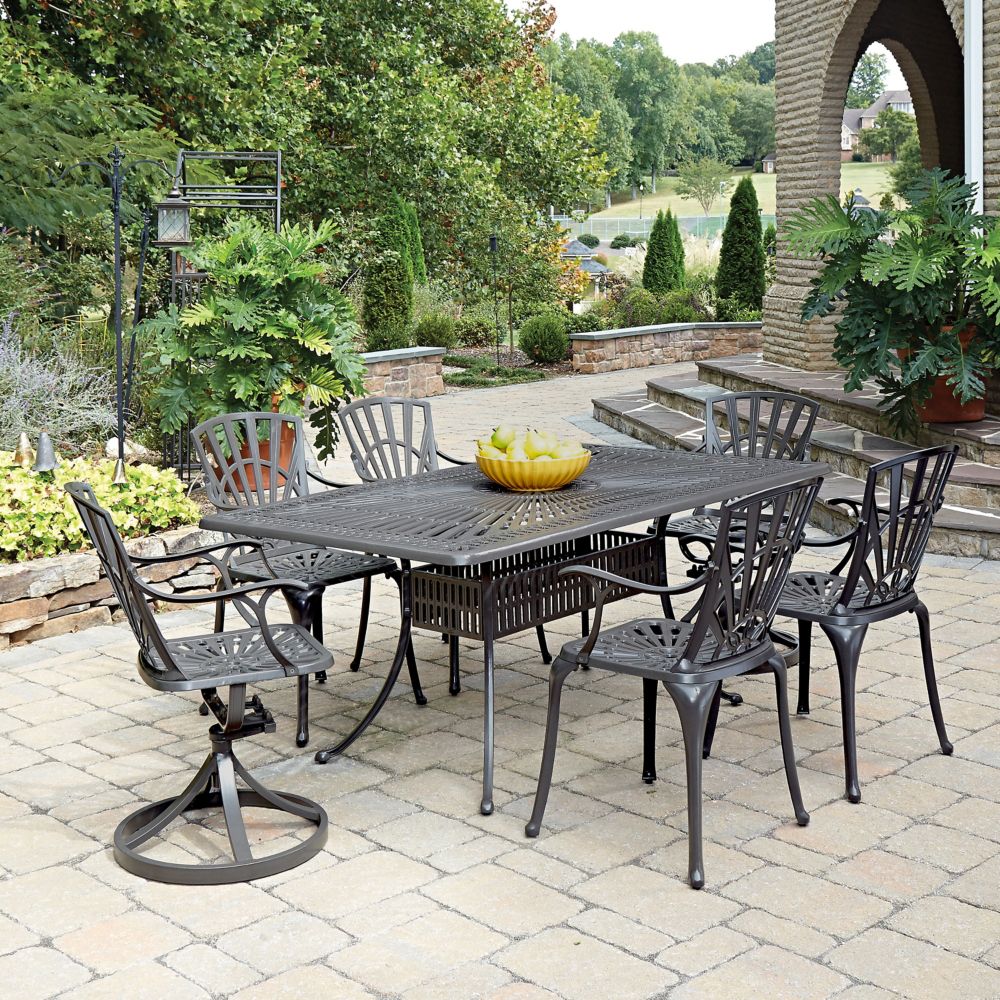 Home Styles Largo 7Piece Rectangular Patio Dining Set with Dining