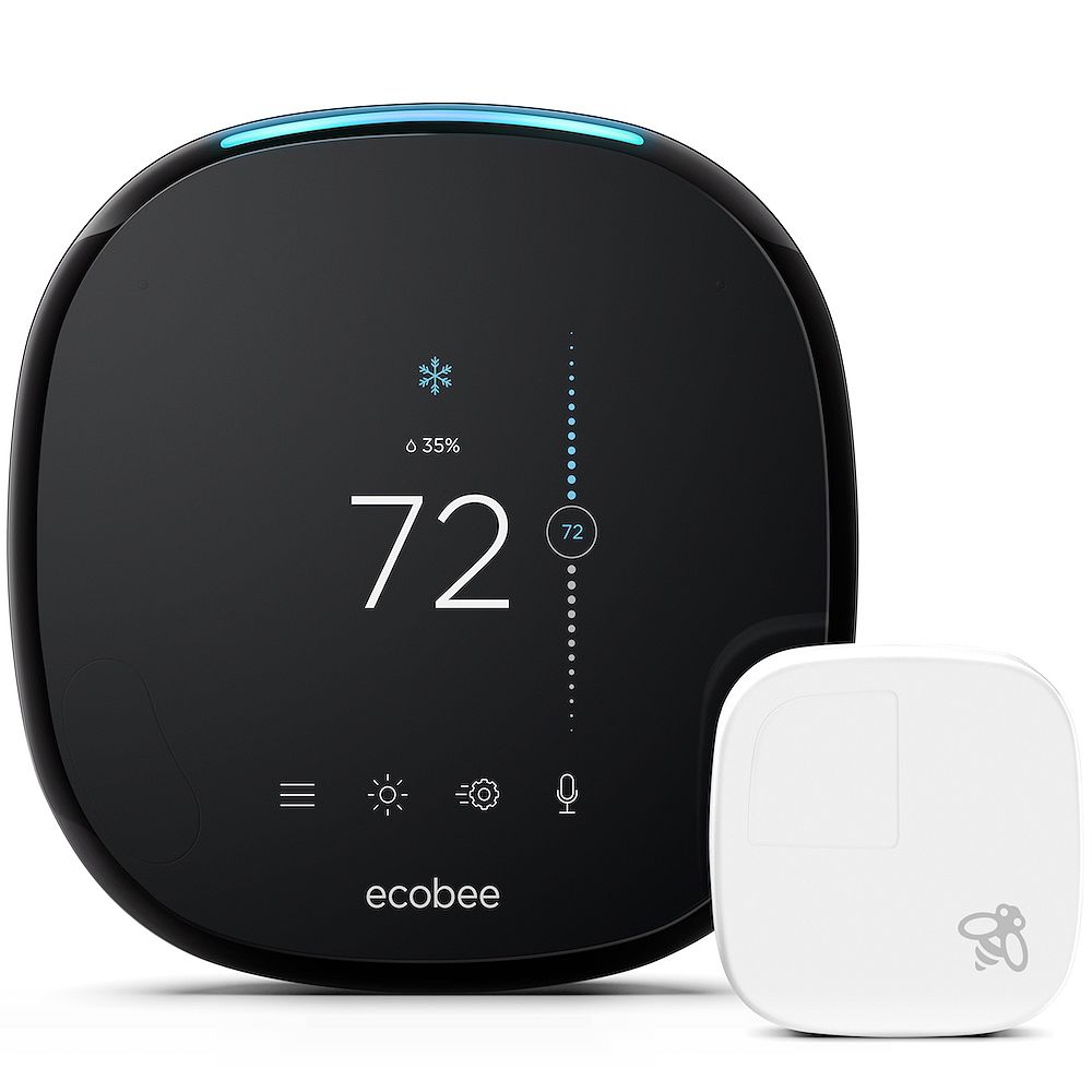 ecobee Smart Wi-Fi Thermostat with Room Sensor and Alexa Voice Service ...