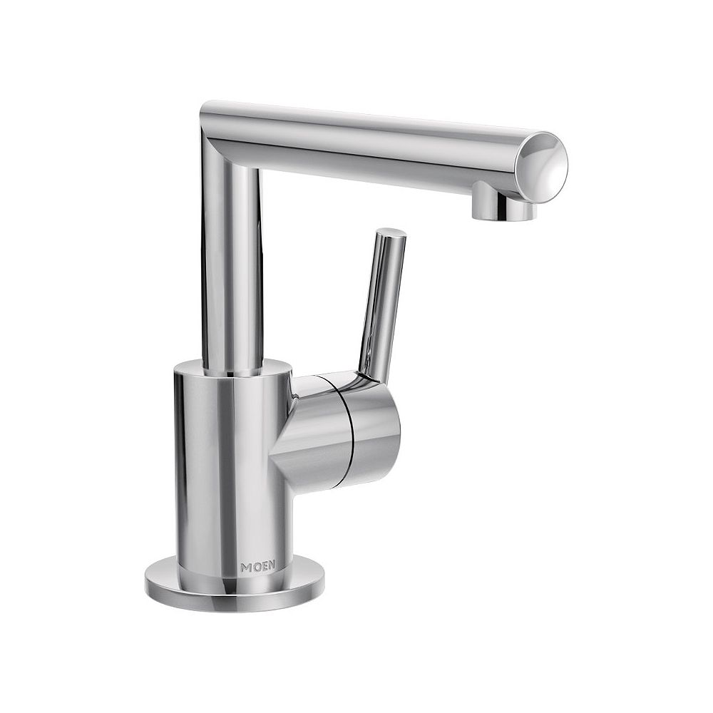 Moen Arris Single Hole 1 Handle Bathroom Faucet In Chrome The Home Depot Canada