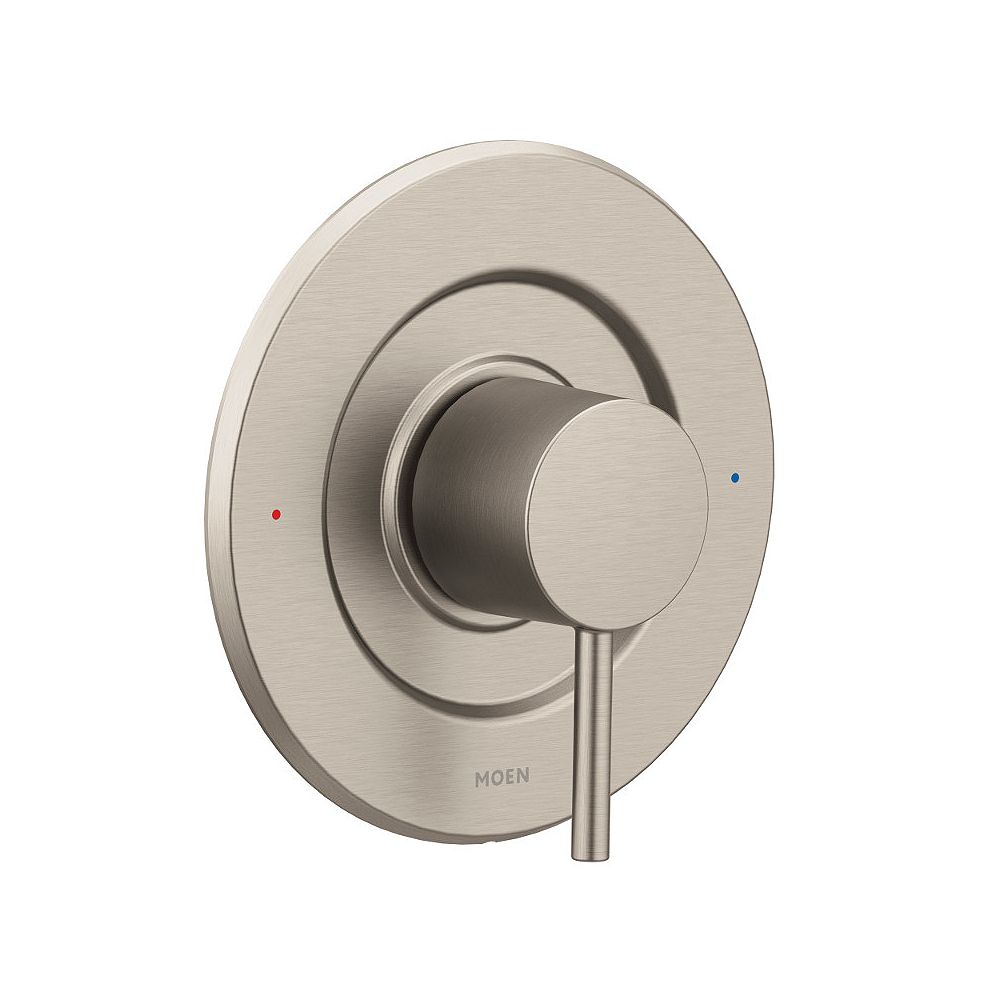 Moen Align Single Handle Posi Temp Valve Trim Kit In Brushed Nickel Valve Not Included The Home Depot Canada