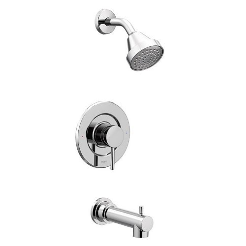 Align Single-Handle Posi-Temp Tub and Shower Faucet Trim Kit in Chrome (Valve Not Included)