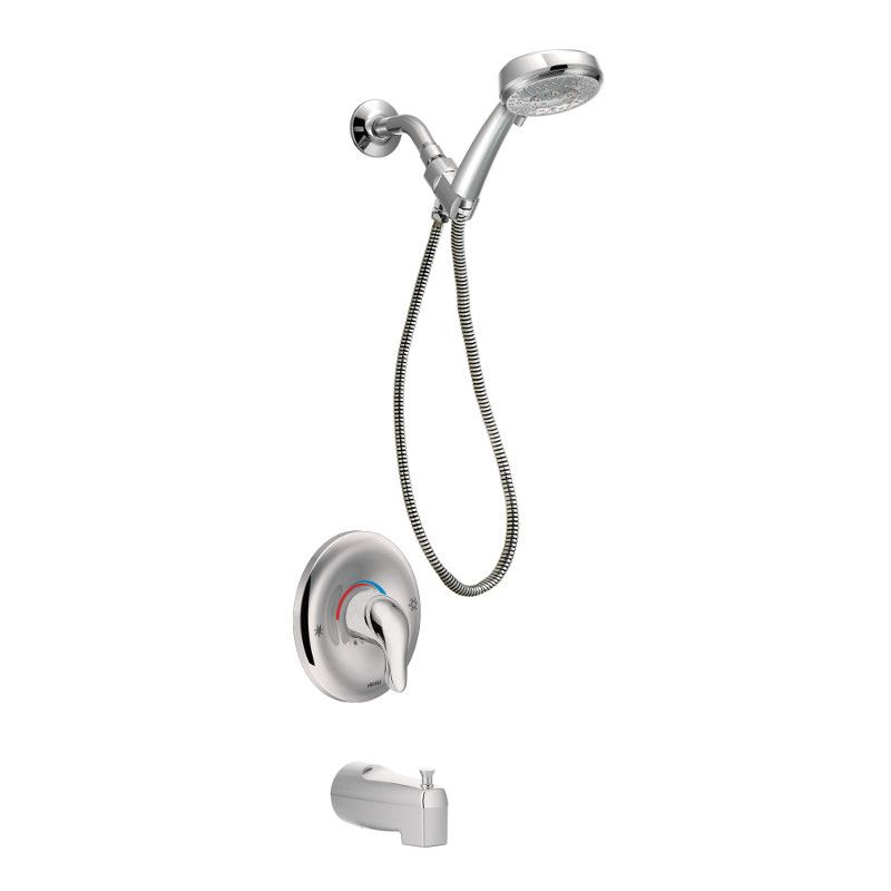 MOEN Chateau Posi Temp Tub ShowerTrim Kit With Hand Shower In Chrome   P 1001044409 