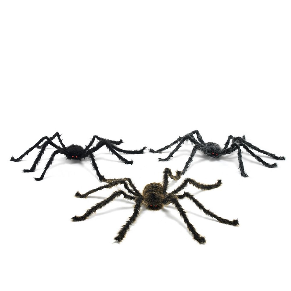 Home Accents Plush Spider Halloween Decoration (Assorted Styles) The