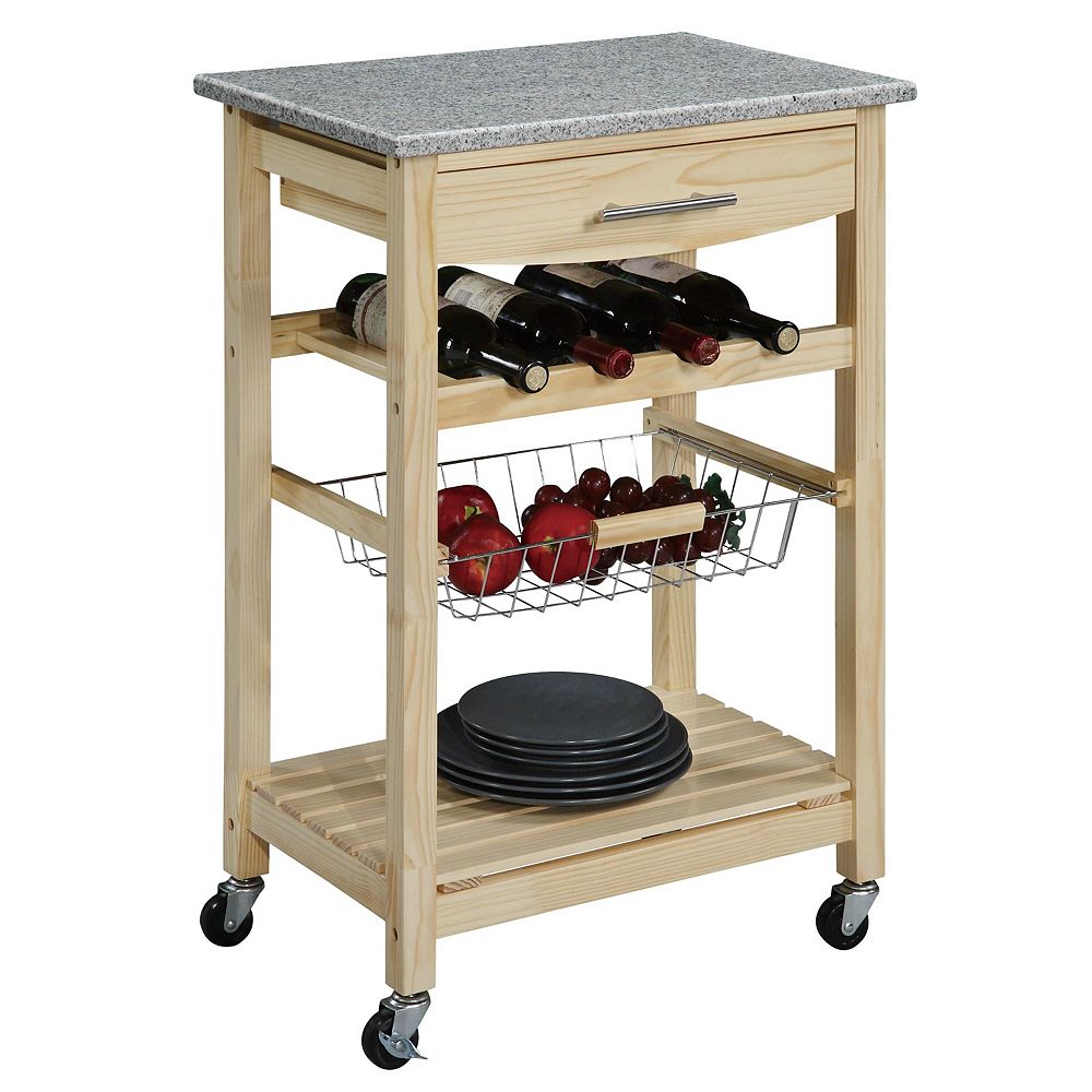 Linon Home Decor Kitchen Island Granite Top The Home Depot Canada