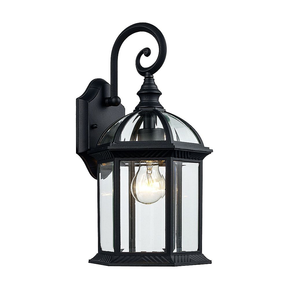 Light Outdoor Black Coach Lantern, Outdoor Light Fixtures Home Depot Canada
