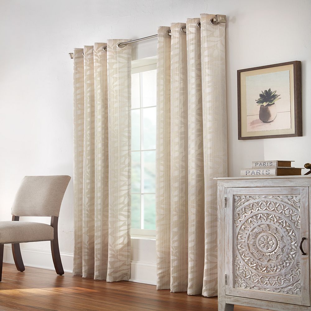 Home Decorators Collection Alpha Light Filtering Grommet Curtain Panel