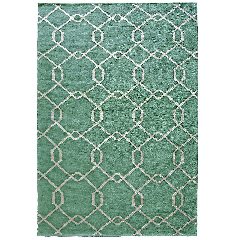 Lanart Rug Emma Green 8 ft. x 10 ft. Rectangular Area Rug The Home