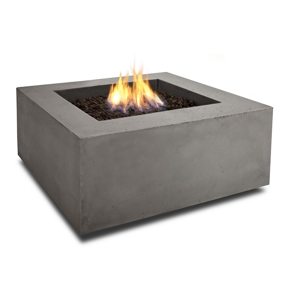 Square Natural Gas Fire Table, Natural Gas Fire Pit Table Home Depot