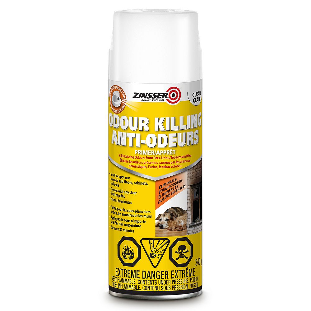 Zinsser Odor Killing Primer in Clear, 340g | The Home Depot Canada