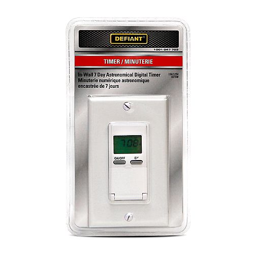 In-Wall Astro 7-Day Digital Timer