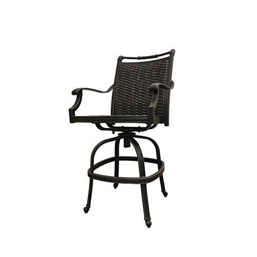 Maxwell Wicker Patio Barstool