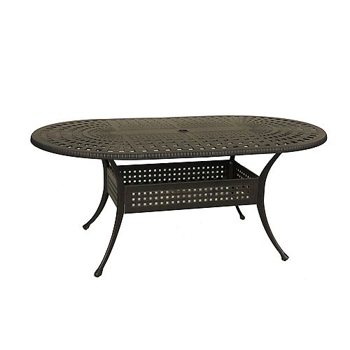 Maxwell 72-inch x 42-inch Oval Round Patio Table