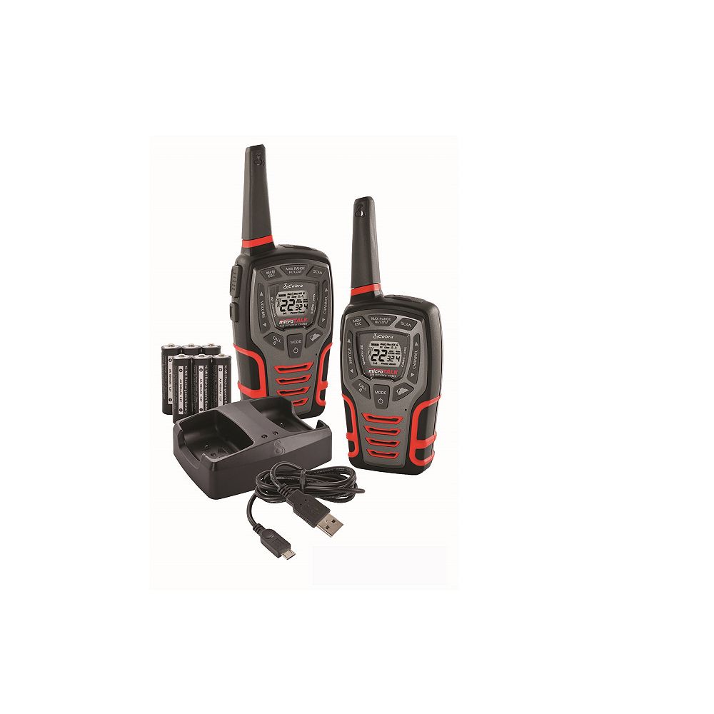 Cobra Walkie Talkie 45-KM ACXT545 (2-Pack) | The Home Depot Canada