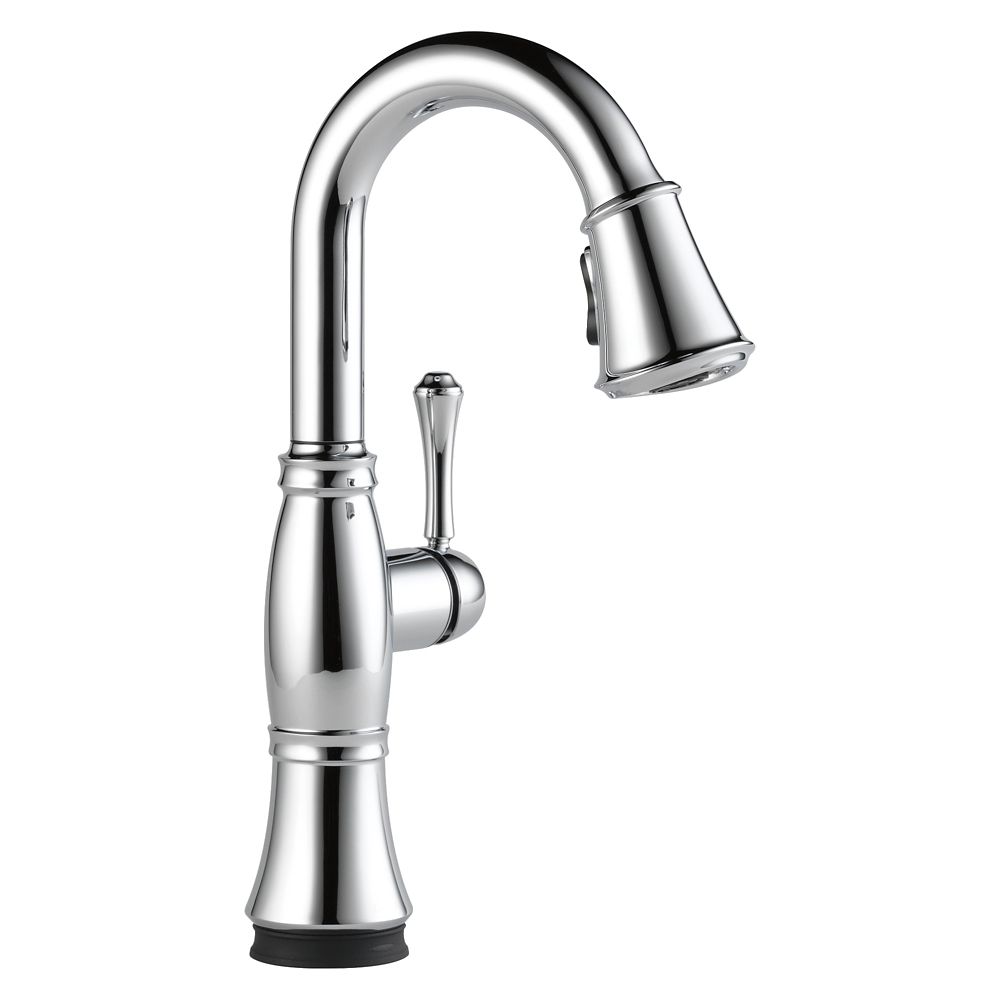 Delta Cassidy Single Handle Pull Down Bar Prep Faucet With Touch2O R   P 1001048242 