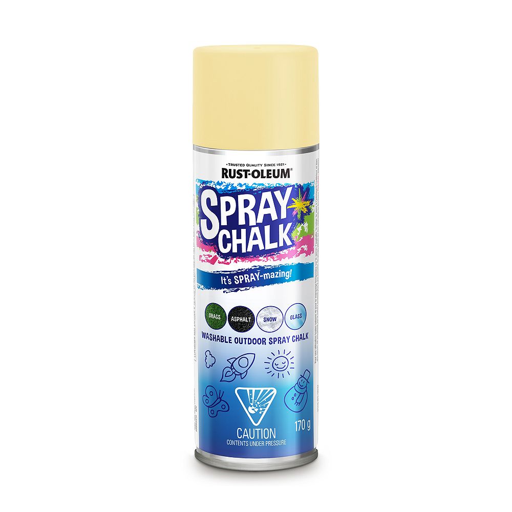 Spray Chalk Yellow 170g The Home Depot Canada