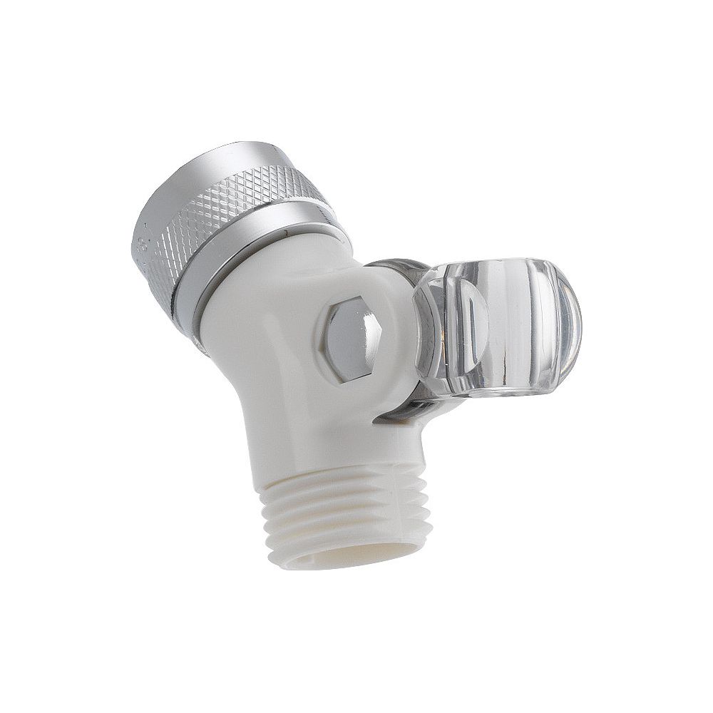Delta Pin Mount Swivel Connector for Hand Shower, White The Home