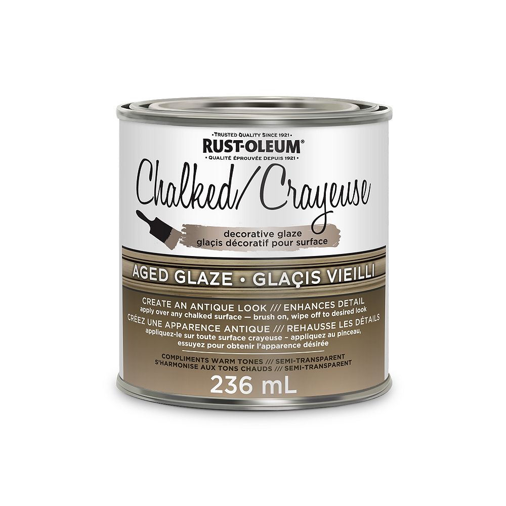 RustOleum Chalked Decorative Glaze in Semi Transparent Aged Glaze, 236