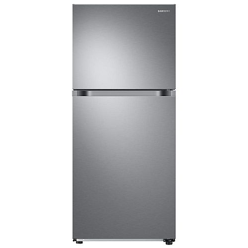 29-inch W 17.6 cu.ft Top Freezer Refrigerator in Stainless Steel, Standard Depth