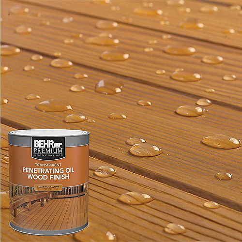 Behr Premium Transparent Waterproofing Wood Finish Cedar Naturaltone