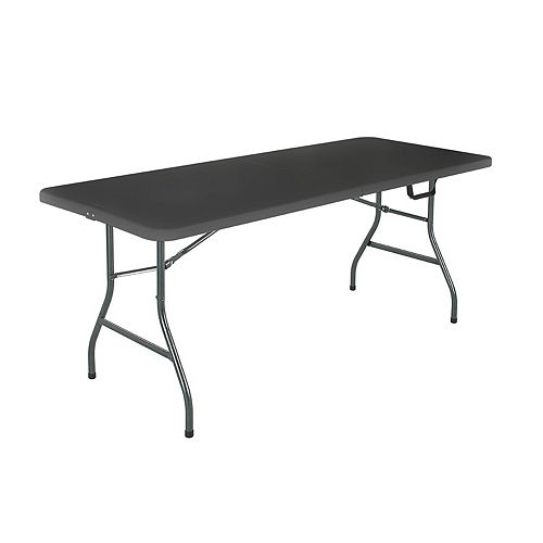 6 Feet Folding Table, Noir