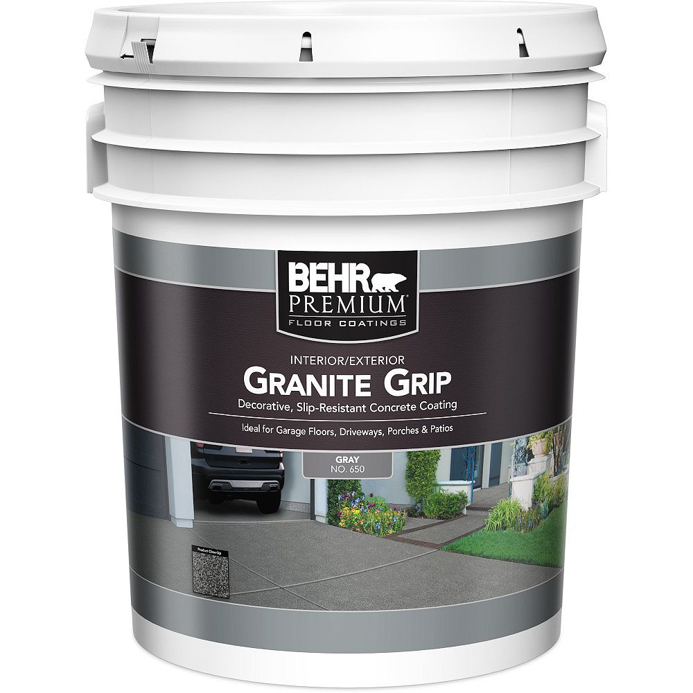 BEHR Granite Grip Interior/Exterior Concrete Coating in