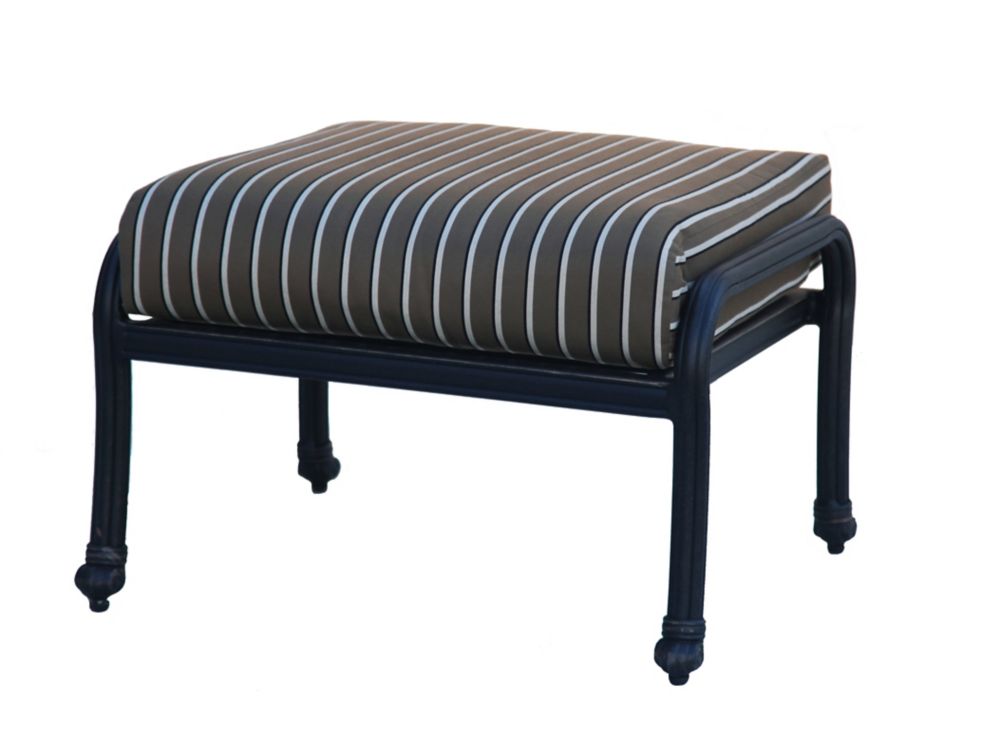 ONSIGHT Panacea Patio Ottoman with Cushion The Home Depot Canada