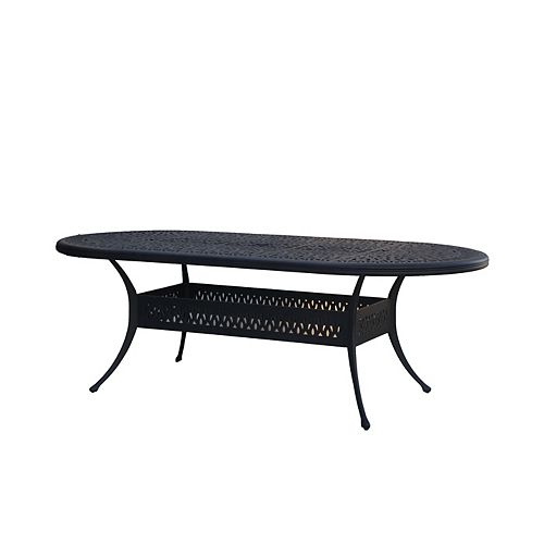 Panacea 42-inch x 87-inch Oval Patio Dining Table