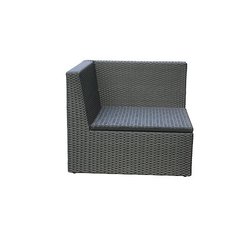 Santorini Wicker Corner Patio Chair