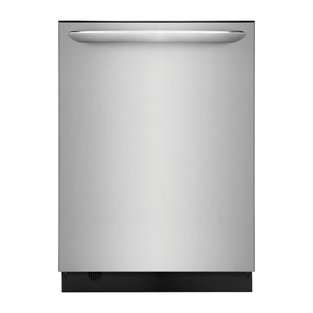 Frigidaire Gallery 24 Inch Top Control Built In Tall Tub Dishwasher In Smudge Proof Stainl The Home Depot Canada