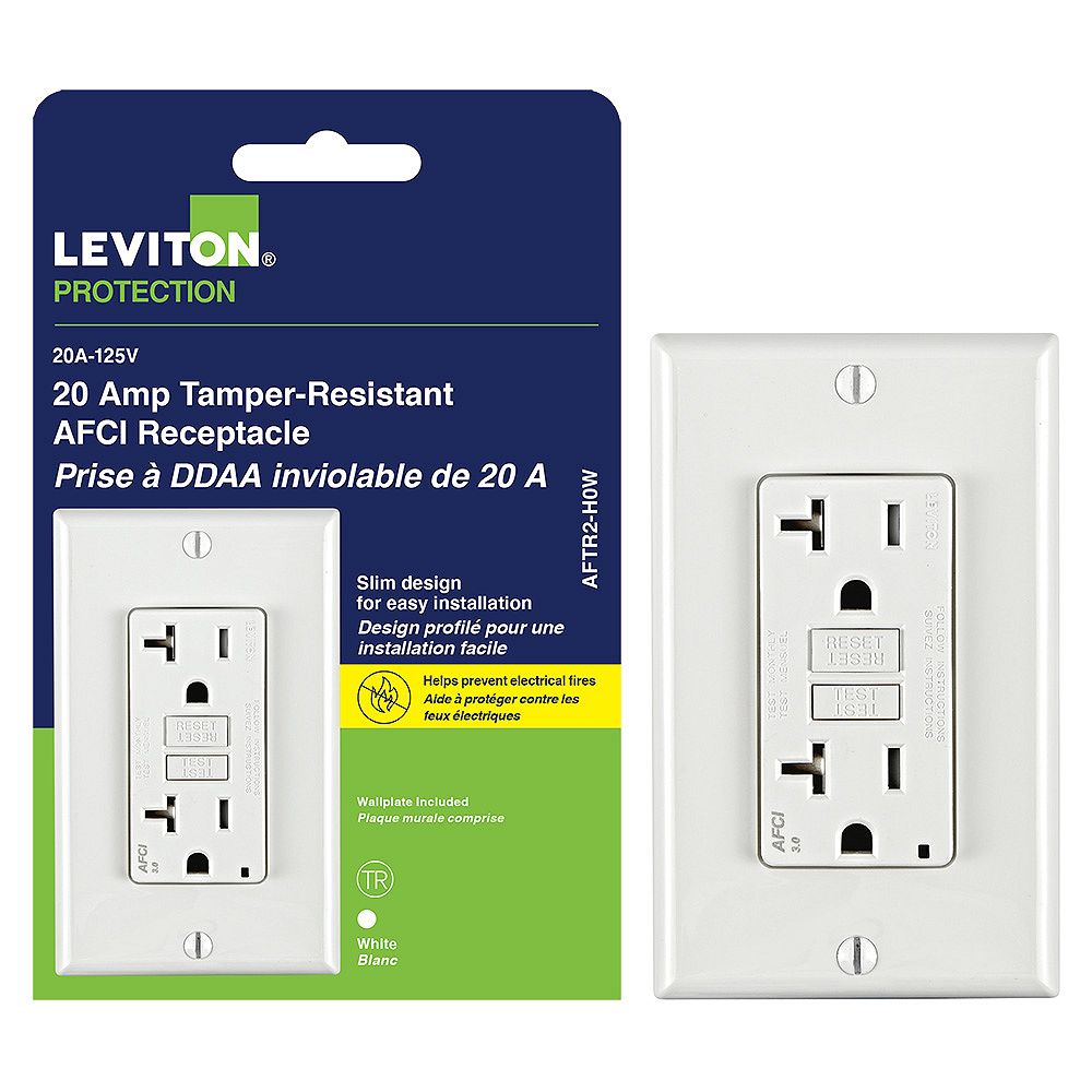 Leviton Arc Fault Circuit Interruptor | The Home Depot Canada