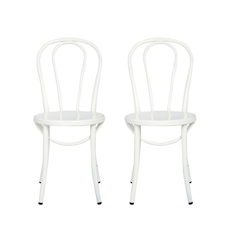 Ellie™ Chaise bistro blanche 6 po Ellie™ Chaise bistro blanche 6 po