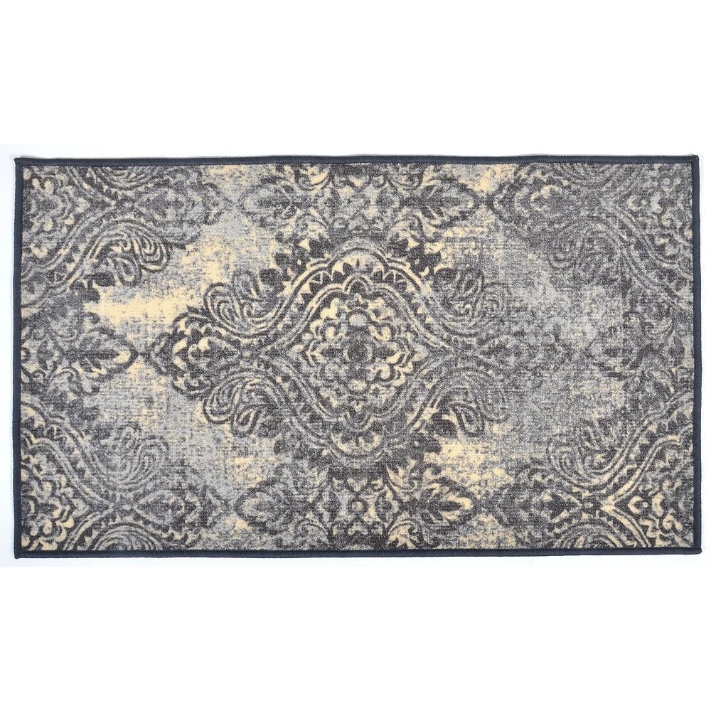 Home Decor Grey 2 ft. 4inch x 4 ft. Rectangular Area Rug The Home
