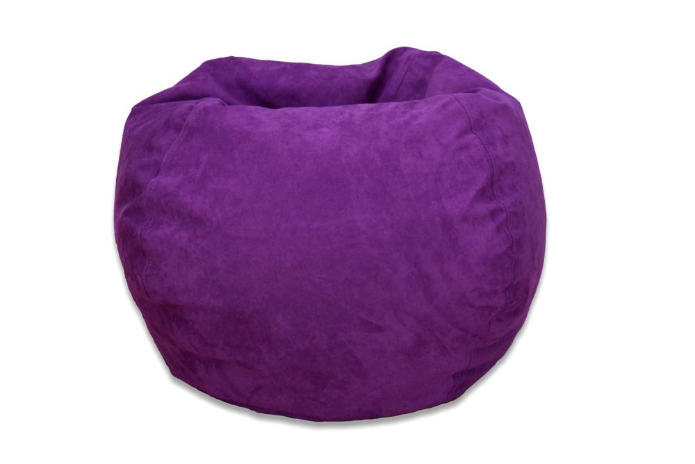 purple bean bag chair