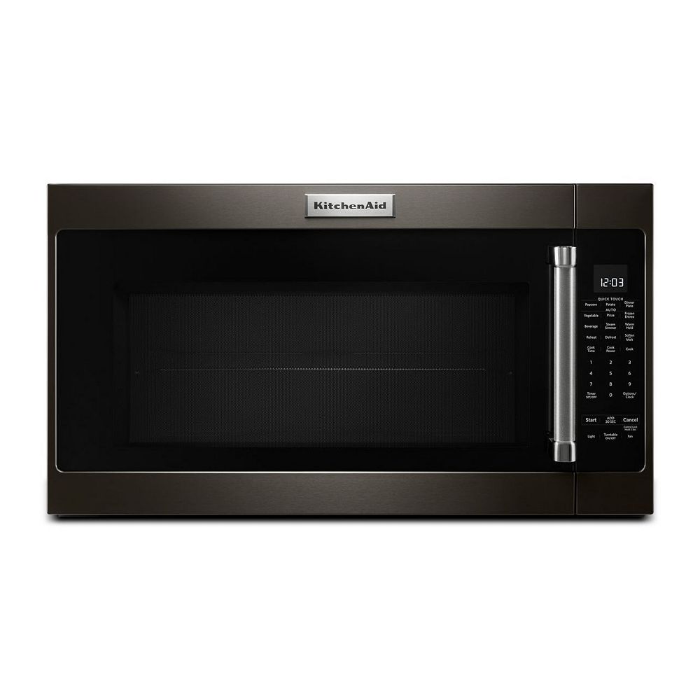 KitchenAid 2.0 cu.ft. Over The Range Microwave in Black Stainless Steel The Home Depot Canada