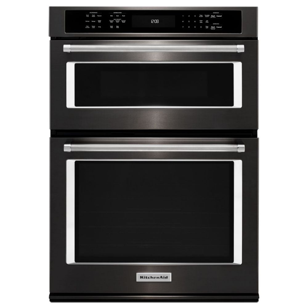kitchenaid black stainless steel appliances