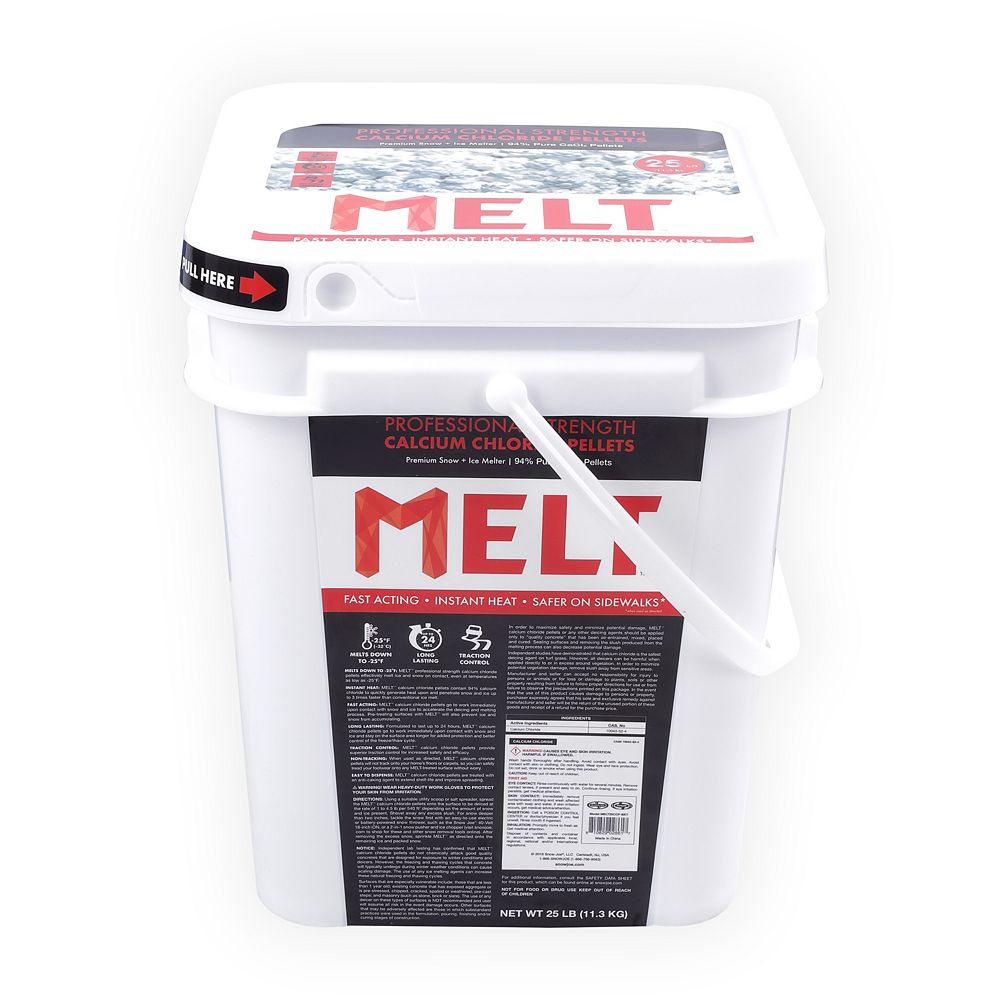 Snow Joe MELT 25 lb Seau de produit de déglaçage en granulés de