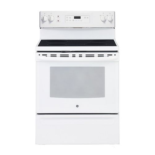 30-inch 5.0 cu. ft. Single Oven Electric Range with Self-Cleaning in White