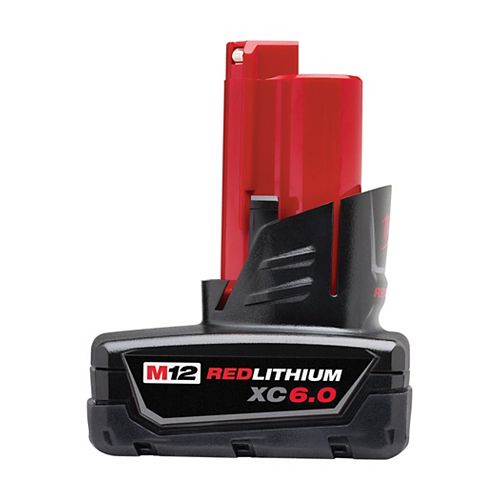 M12 12V Lithium-Ion Extended Capacity (XC) 6.0 Ah REDLITHIUM Battery