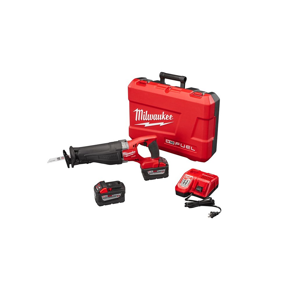 Milwaukee Tool M18 Fuel Sawzall Reciprocating Saw HD Kit The Home