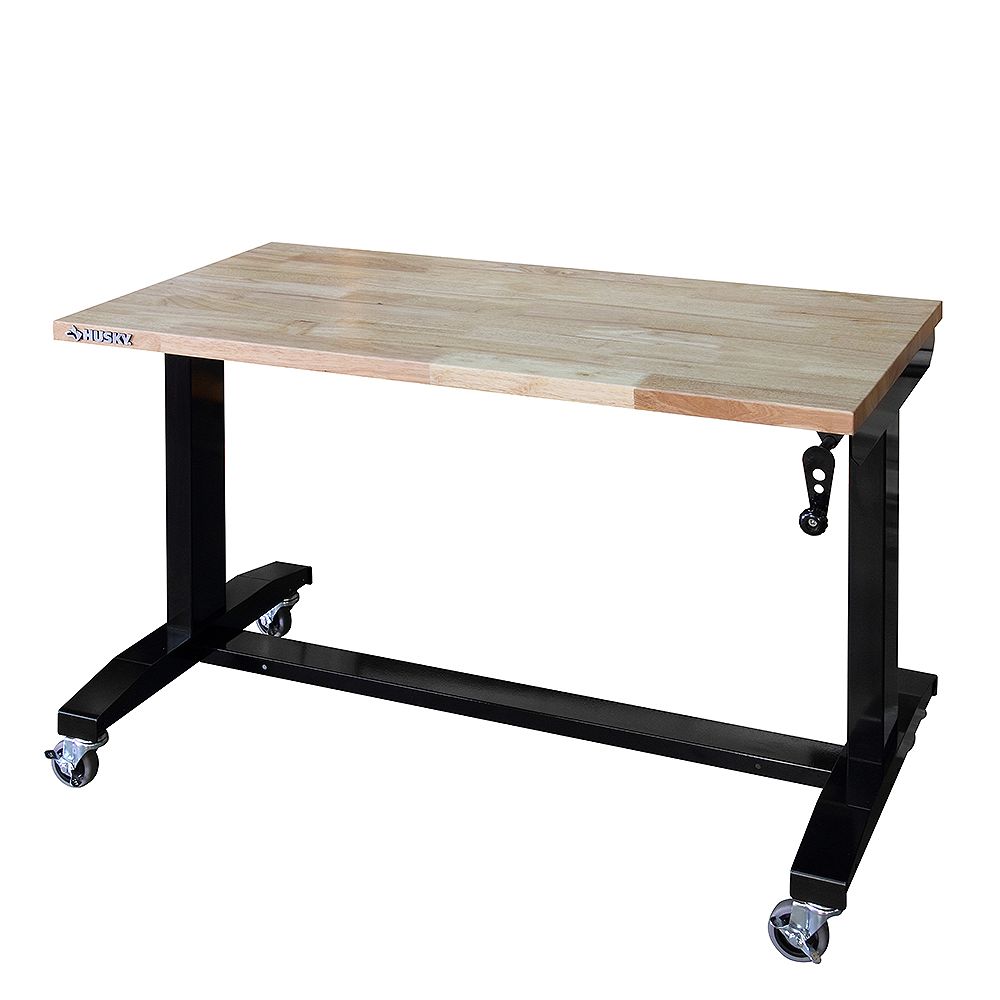 Husky 46 Inch Adjustable Height Work Table The Home Depot Canada