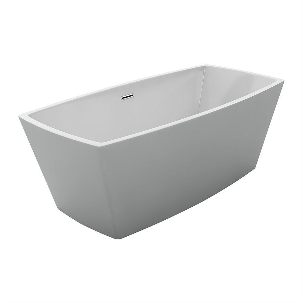AcriTec Renoir Seamless FreeStanding Acrylic Bathtub 67 Inches The