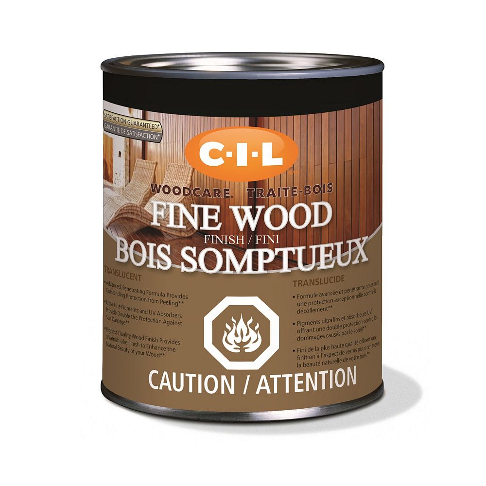 CIL Woodcare Fine Wood Finish Translucent Natural Base 927 CIL Woodcare Fine Wood Finish Translucent Natural Base 927