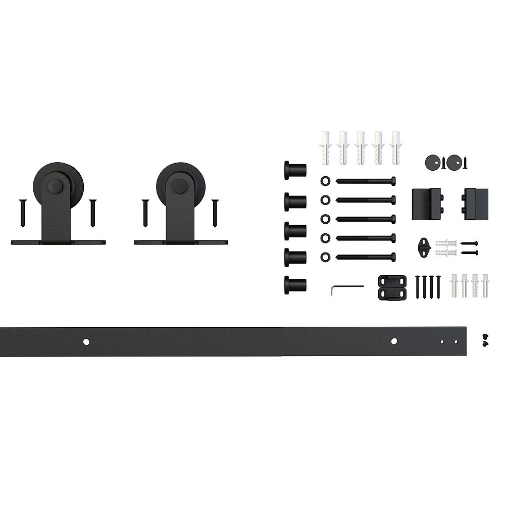 Everbilt Barn Door Hardware-Top Mount Traditional Design | The Home ...