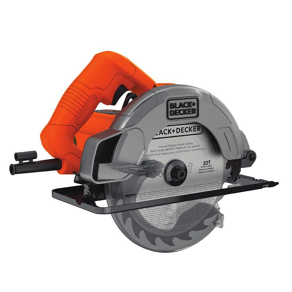 Black Decker Scie Circulaire A Cordon De 13 Amperes Home Depot Canada