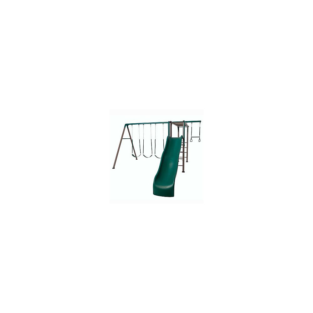 Lifetime Monkey Bar Adventure Swing Set in Earthtone The Home Depot