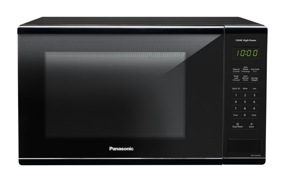 Panasonic 1.3 Cu. Ft. Countertop Microwave Oven In Black | The Home ...