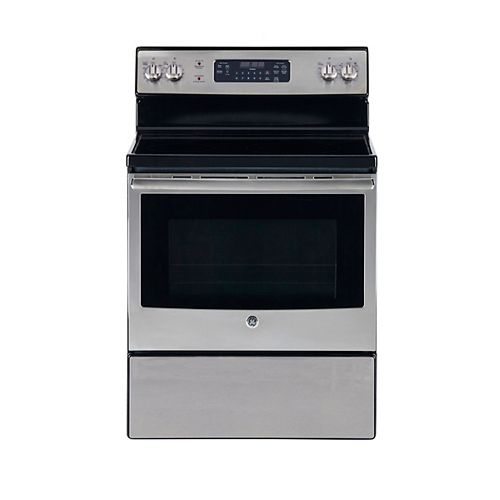 30-inch 5.5 cu. ft. Single Oven Electric Range with Self-Cleaning Oven in Stainless Steel