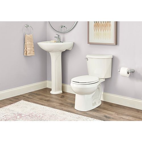 Reliant 4.8 LPF 1.28 GPF Single Flush Round Front Toilet in White