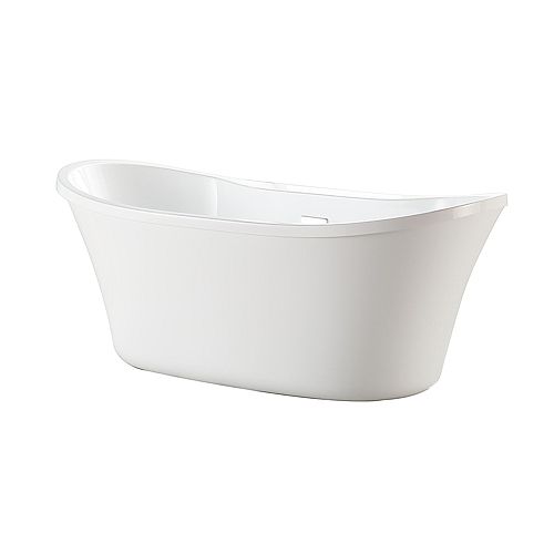 Riley 60-inch Freestanding Tub in White